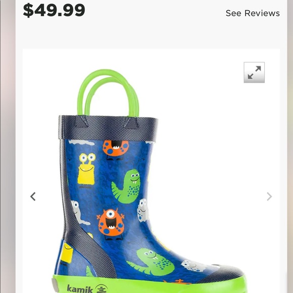 Kamik Toddler Monsters Rain Boots - Picture 5 of 5
